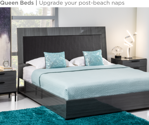 Queen Beds. Upgrade your post-beach naps.